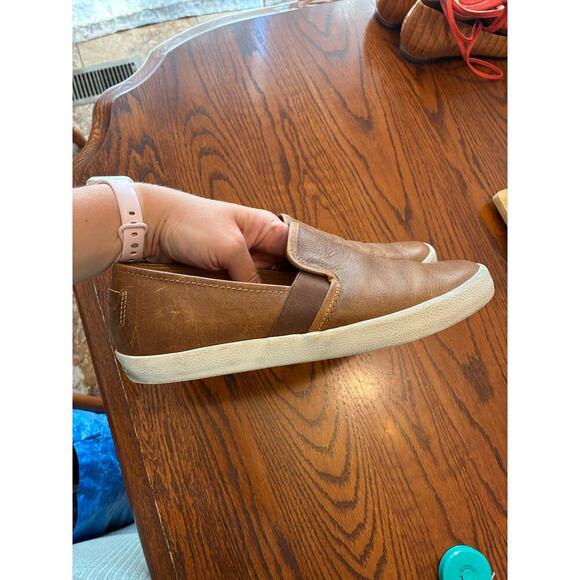 Frye Dylan Women's Brown Cognac Fashion Sneaker Slip On Shoe Size 8.5 M - Picture 3 of 6